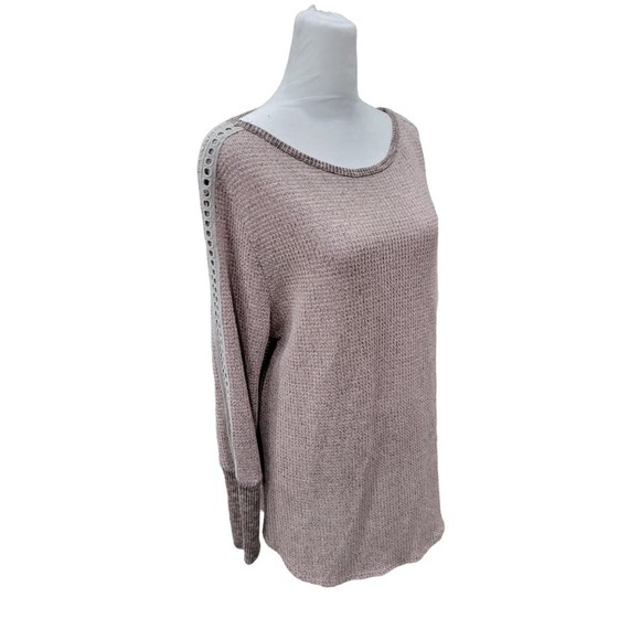 Soft Surroundings Bailey Waffle Knit Thermal Long Sleeve Pullover Tunic Size L - Picture 6 of 11